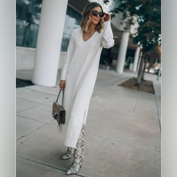 Splendid Renee Sweater Dress in Pale Oak - Picture 4 of 13